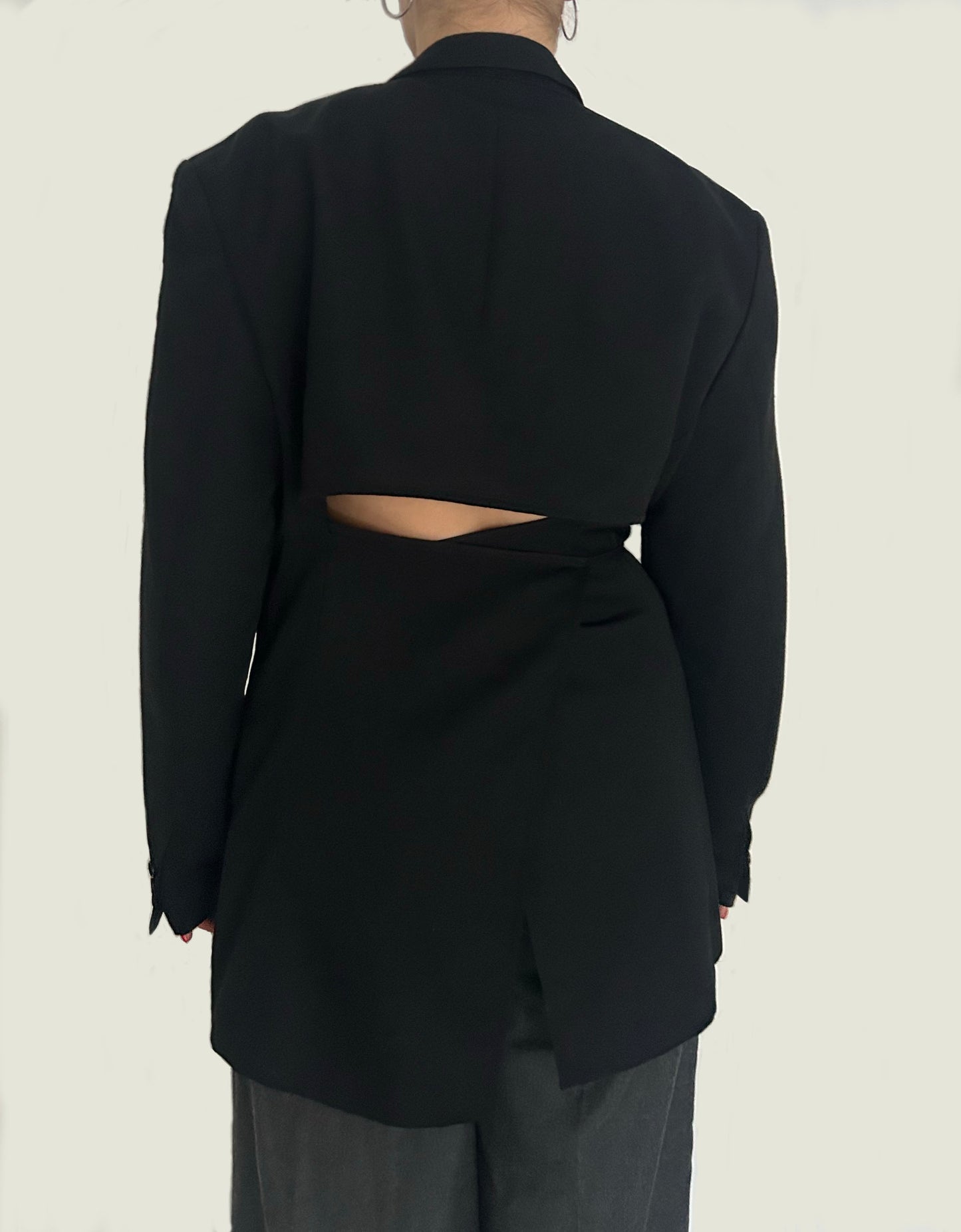 Black Wrap Jacket