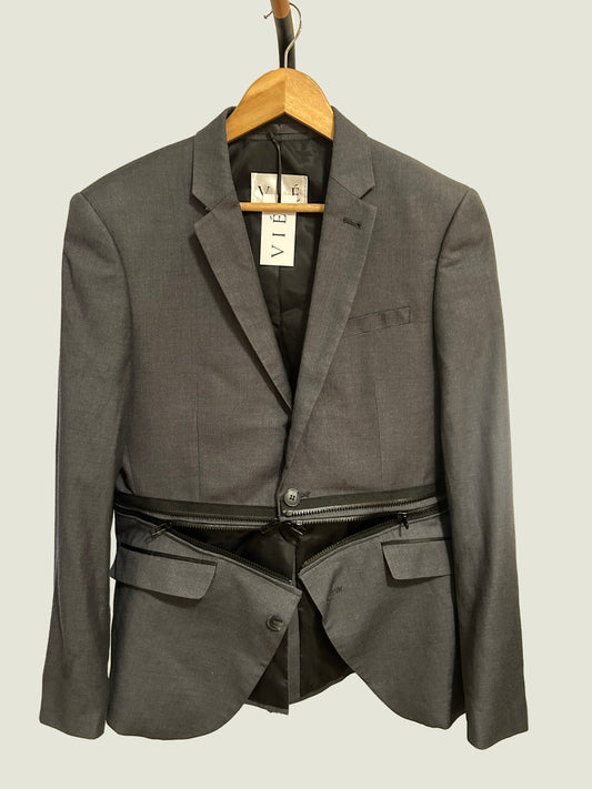 Charcoal Zip Jacket