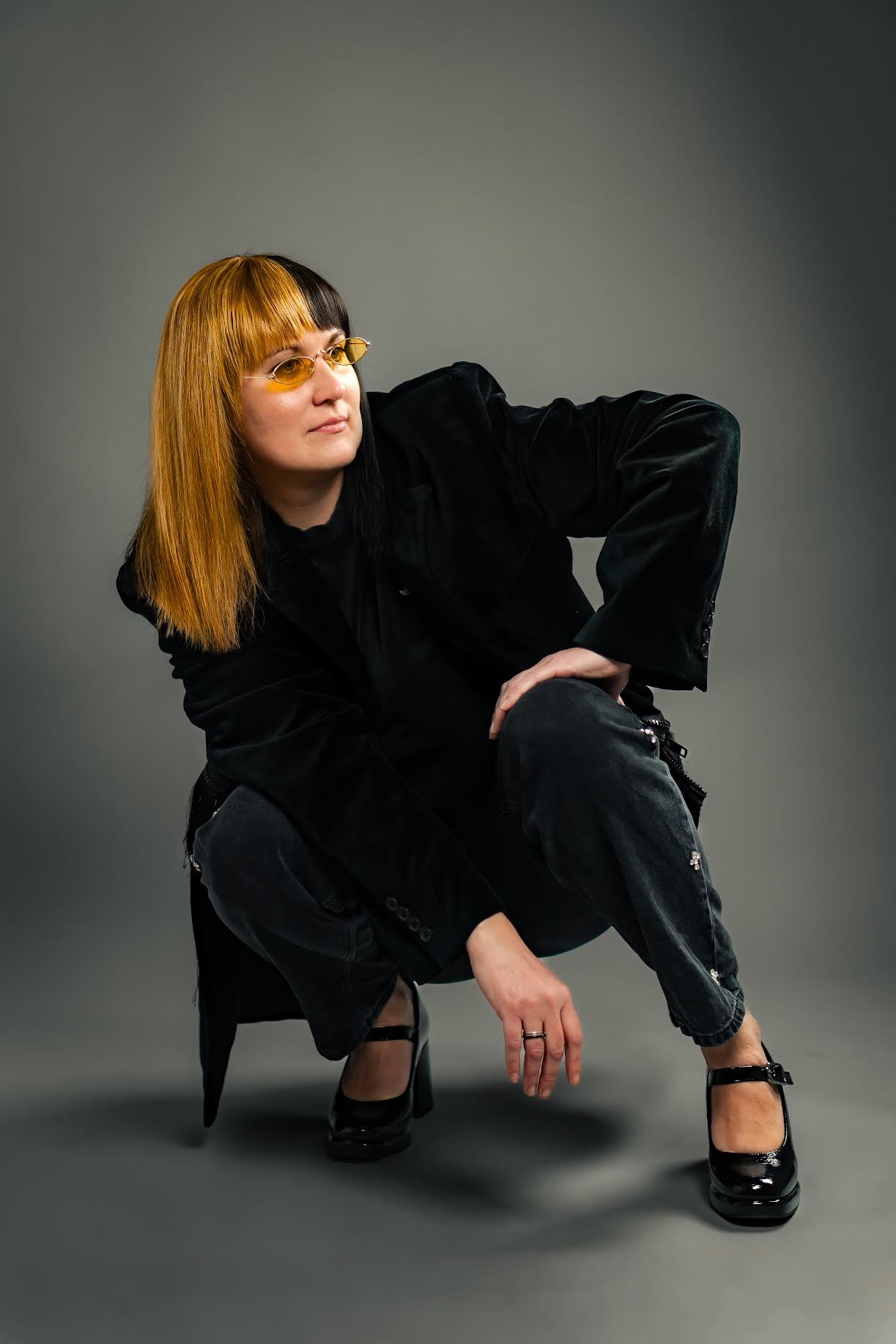 Dark Green Velvet Fringe Jacket